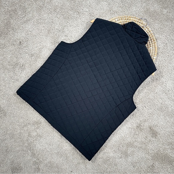 Bluffworks Men’s Horizon Quilted Vest Full Zip High Neck Travel in Black M - Picture 5 of 13